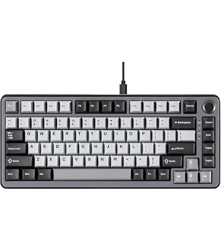 ZENAIM Keyboard TKL, Wired US Layout, Low Profile, Rapid Trigger